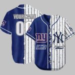 NY Giants x Yankees 3D Baseball Jersey