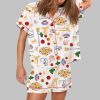 New York Travel Satin Pajama Set 1