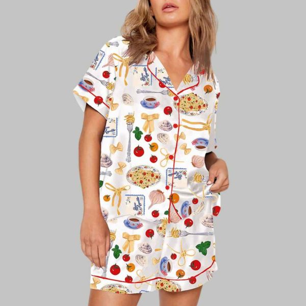 New York Travel Satin Pajama Set 2