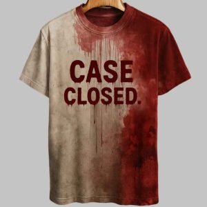 Case Closed Bloody Art Halloween Print Shirt 1
