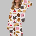 Plushies Bakery Silky Satin Pajama Set