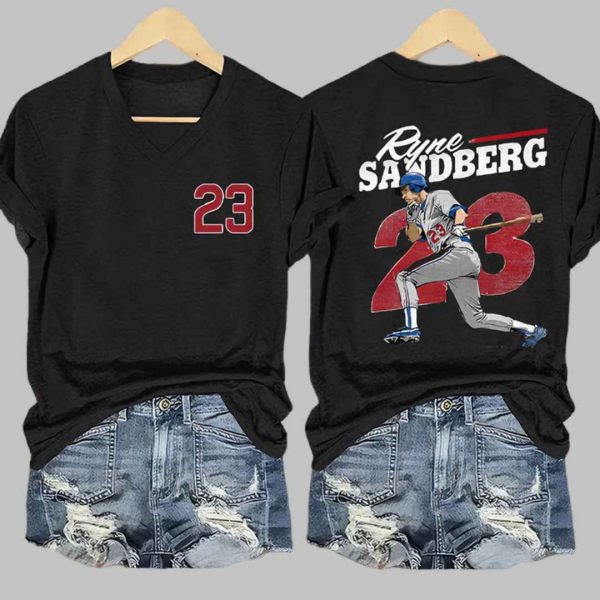 RIP Ryne Sandberg Number 23 Shirt 3