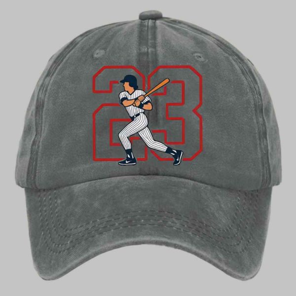 Retro RIP 23 Print Baseball Cap 5