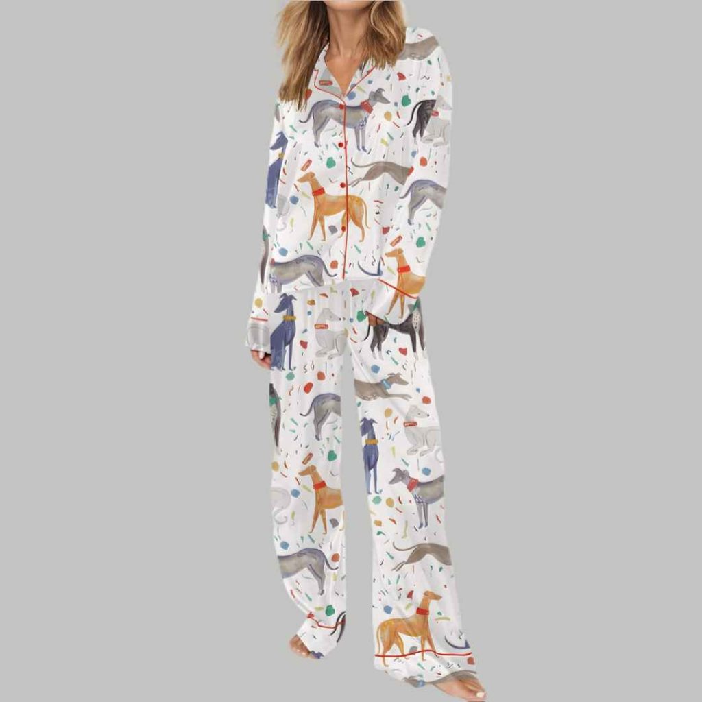 Sighthound Silky Satin Pajama Set 3 Sighthound Silky Satin Pajama Set 3