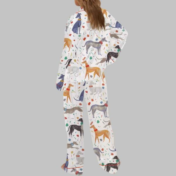 Sighthound Silky Satin Pajama Set 4