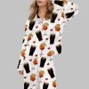 Stout And Aperol Spritz Silky Satin Pajama Set 2