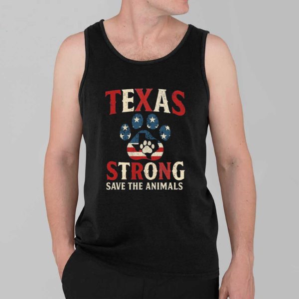 Texas Strong Save The Animals Shirt 3