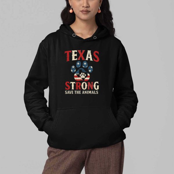 Texas Strong Save The Animals Shirt 4