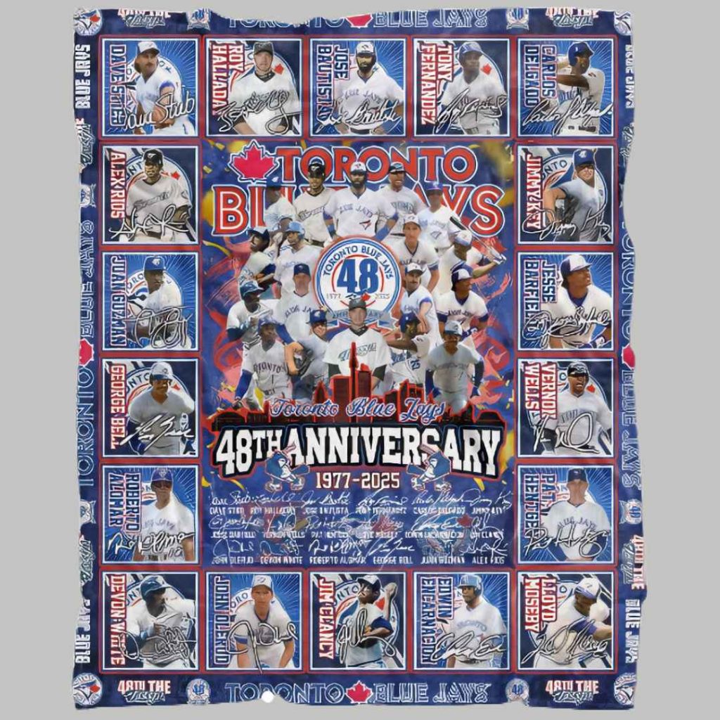 The Jays 48th Anniversary 1977 2025 Blanket 2 The Jays 48th Anniversary 1977 2025 Blanket 2