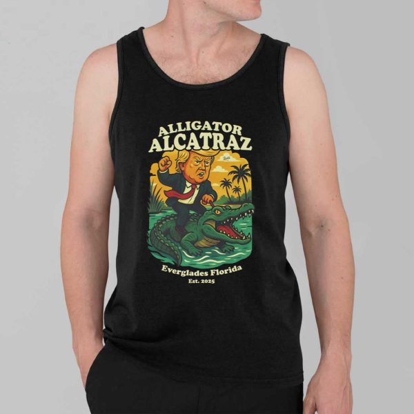 Trump Alligator Alcatraz Everglades Florida EST 2025 Shirt 3