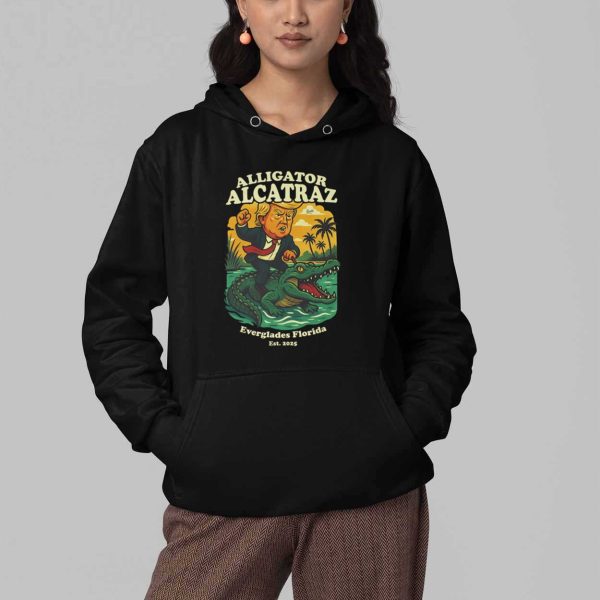 Trump Alligator Alcatraz Everglades Florida EST 2025 Shirt 4
