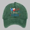 Unisex God Bless Texas Print Baseball Cap 5