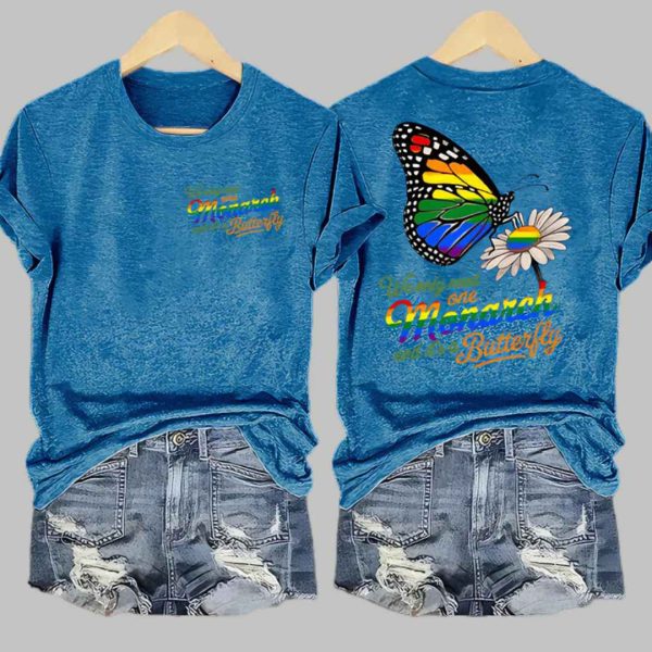 We Only Need One Monarch Printed T Shirt 4
