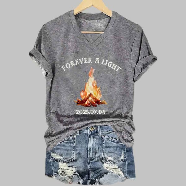 Womens Forever a Light Print T shirt 3