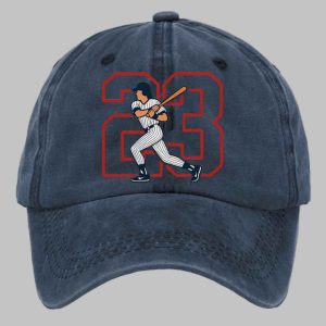 Retro RIP 23 Print Baseball Cap 2