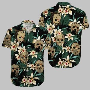 Jason Voorhees Slasher Beach Hawaiian Shirt 2