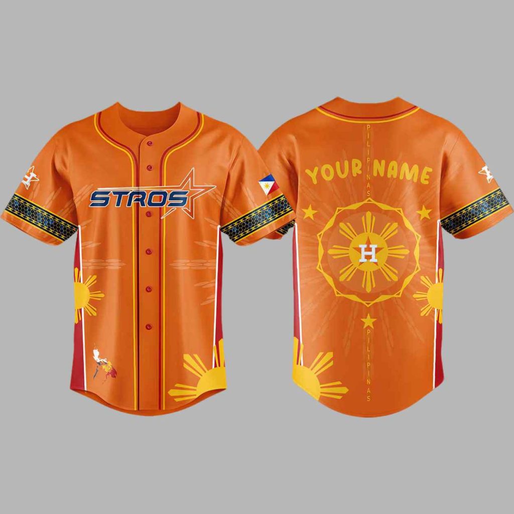 2025 Astros Filipino Heritage Night Baseball Jersey 3 2025 Astros Filipino Heritage Night Baseball Jersey 3