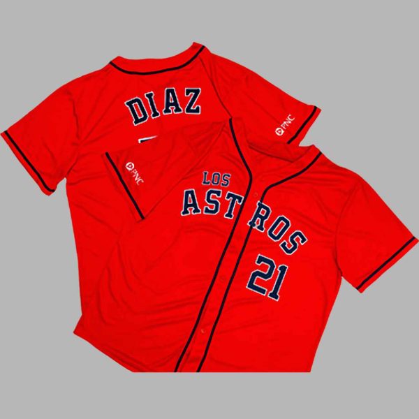 2025 Astros Yainer Diaz Los Astros Jersey Giveaway 1
