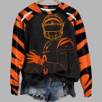 2025 Bengals Rugby Printed Sweatshirt