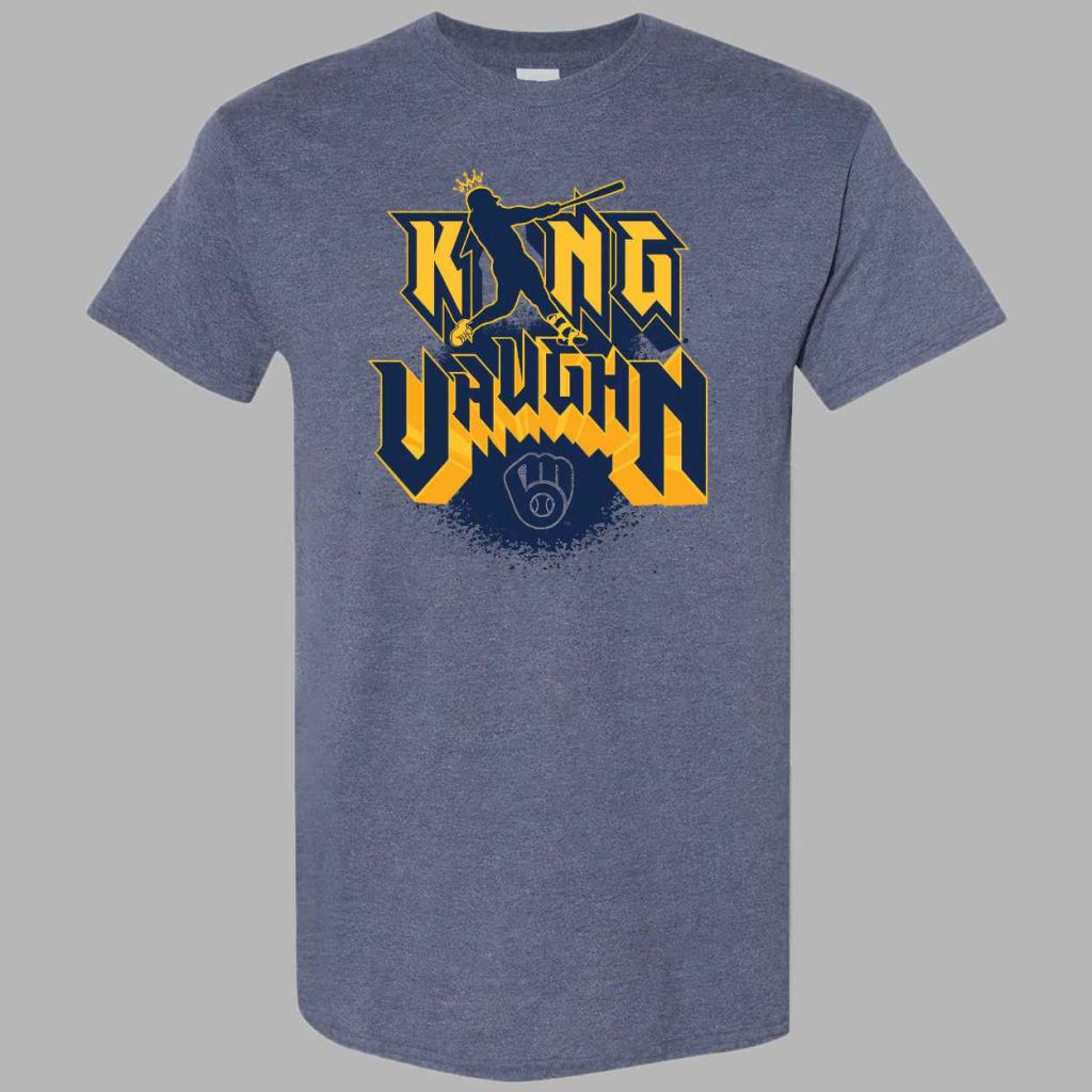 2025 Brewers King Vaughn T shirt Giveaway 3