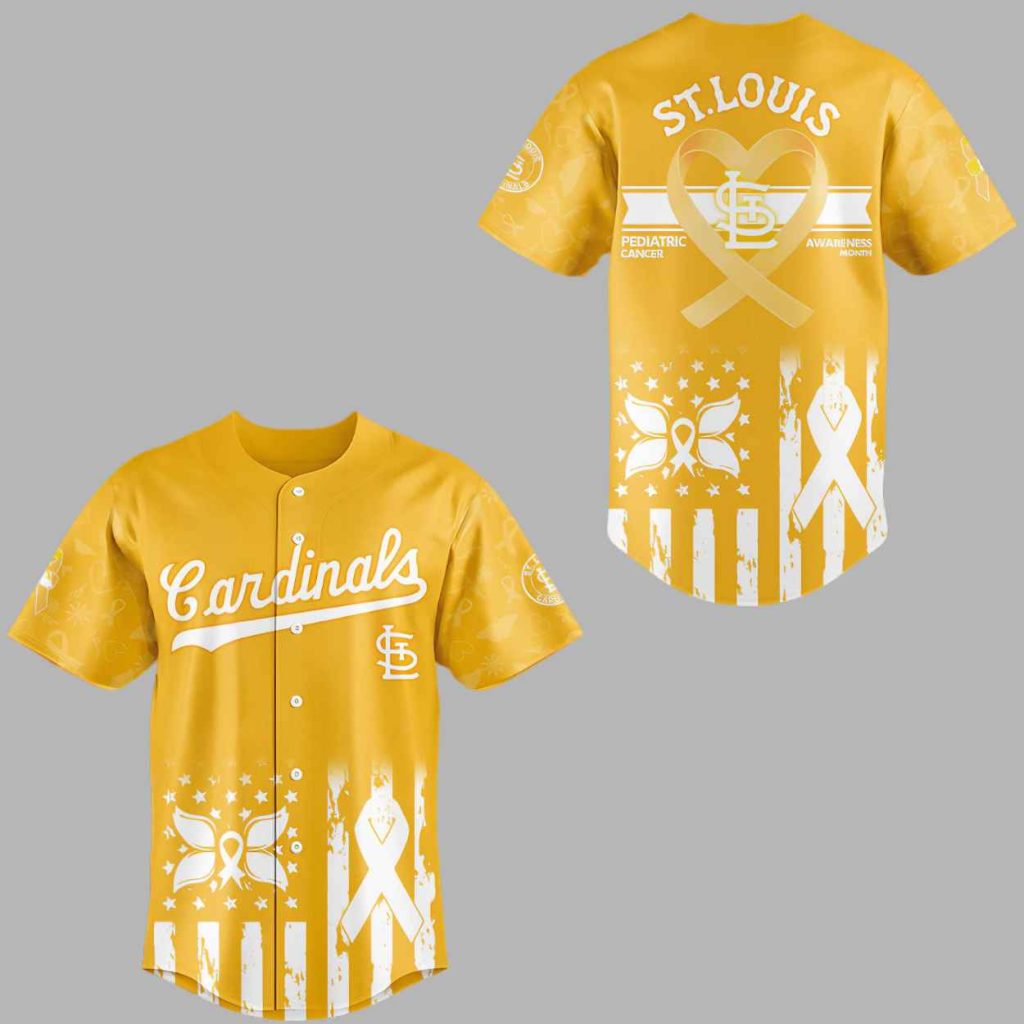 2025 Cardinals x Pediatric Cancer Awareness Jersey 3
