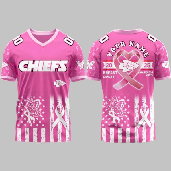 2025 Chiefs Football x Breast Cancer Awareness Month Jersey 1