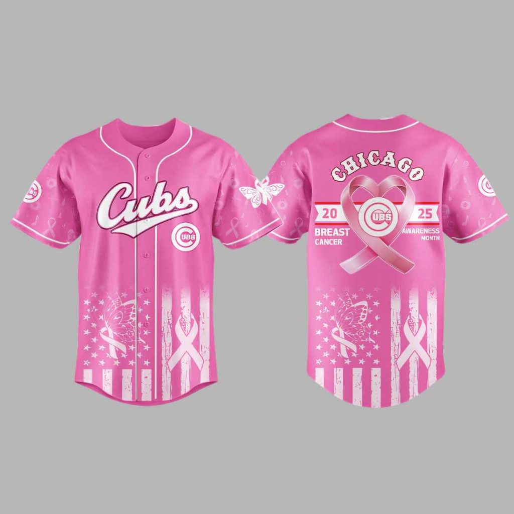 2025 Cubs x Breast Cancer Awareness Month Jersey 3