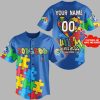 2025 Dodgers x Autism Awareness Baseball Jersey 1