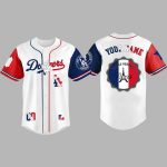2025 Dodgers x France Heritage Month Baseball Jersey