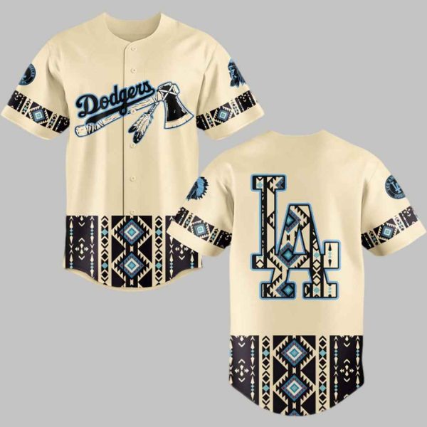 2025 Dodgers x Native American Heritage Month Jersey 3