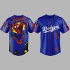 2025 Dodgers x Spider Man Jersey 1