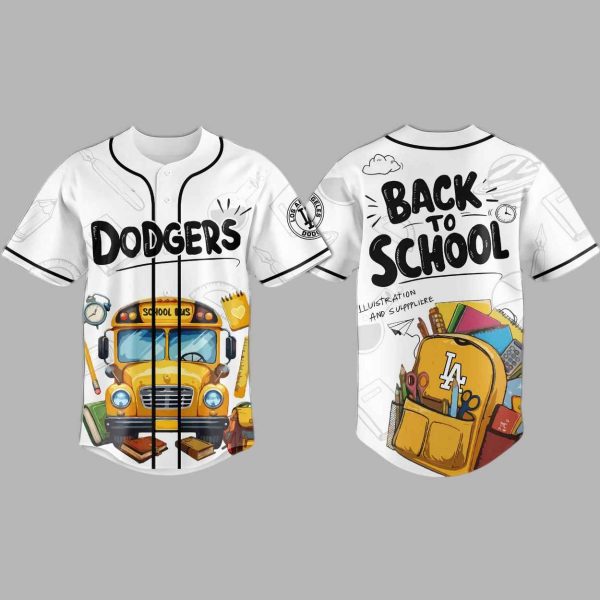 2025 LA Dodgers Back To School Jersey 3