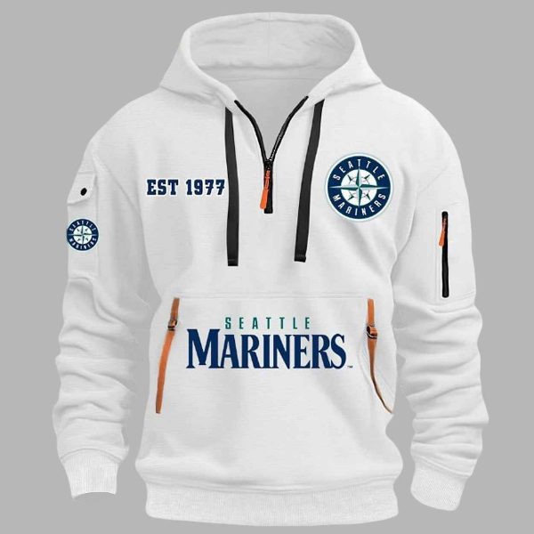 2025 Mariners EST 1977 Quarter Zip Hoodie 1