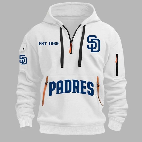 2025 Padres EST 1969 Quarter Zip Hoodie 1