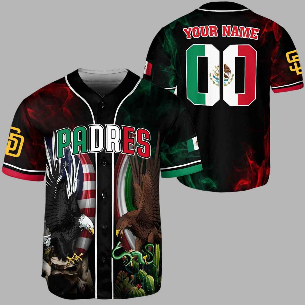 2025 Padres x Mexican Heritage Baseball Jersey 3 2025 Padres x Mexican Heritage Baseball Jersey 3
