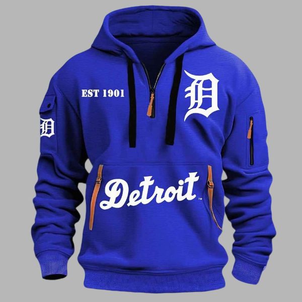 2025 Tigers EST 1901 Quarter Zip Hoodie 3