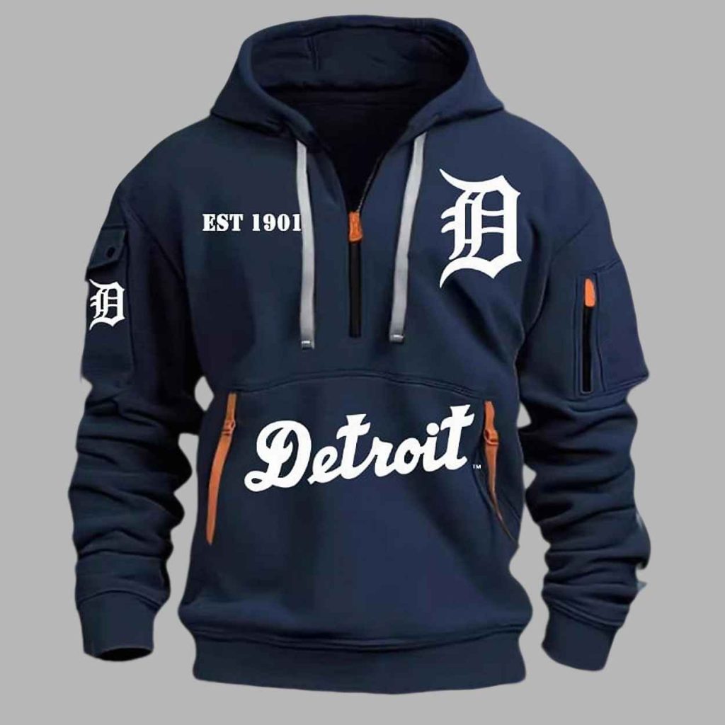 2025 Tigers EST 1901 Quarter Zip Hoodie 5