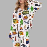 Always Sunny In Philadelphia Silky Satin Pajama Set
