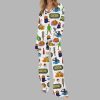 Always Sunny In Philadelphia Silky Satin Pajama Set 3