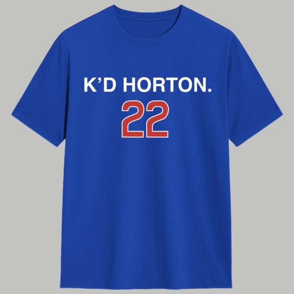 Cade Horton Kd Horton 22 Shirt 1