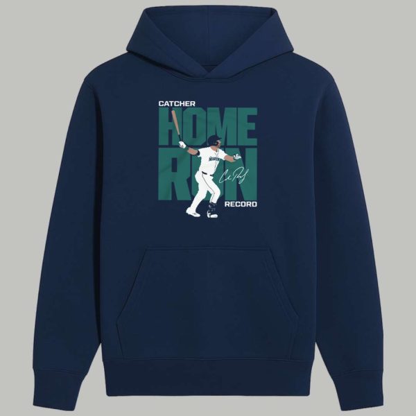 Cal Raleigh Catcher Home Run Record Shirt 2
