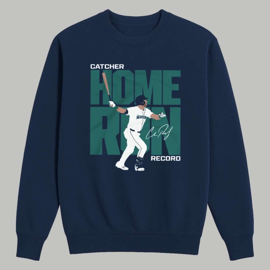 Cal Raleigh Catcher Home Run Record Shirt 3 Cal Raleigh Catcher Home Run Record Shirt 3