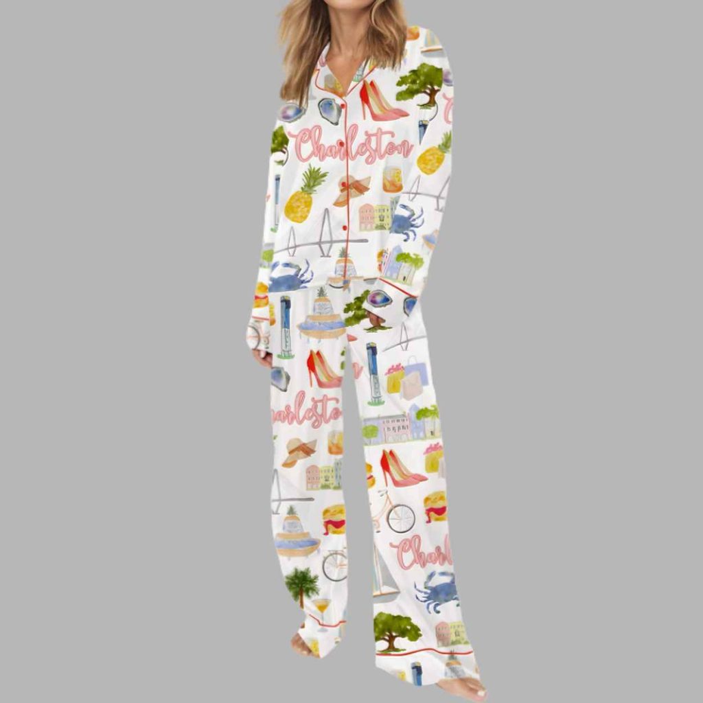 Charleston Silky Satin Pajama Set 3 Charleston Silky Satin Pajama Set 3