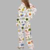 Charleston Silky Satin Pajama Set 4