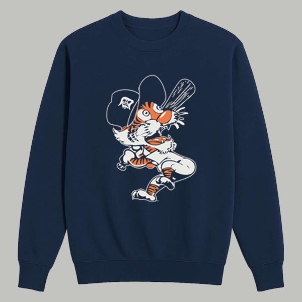 Chef Reactions Tigers Cooperstown Swinging Kitty Shirt 3