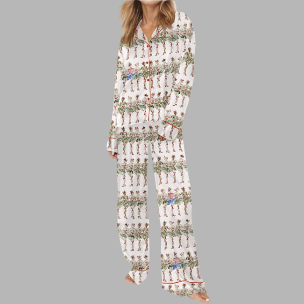Christmas Radio City Rockette Silky Satin Pajama Set 3 Christmas Radio City Rockette Silky Satin Pajama Set 3
