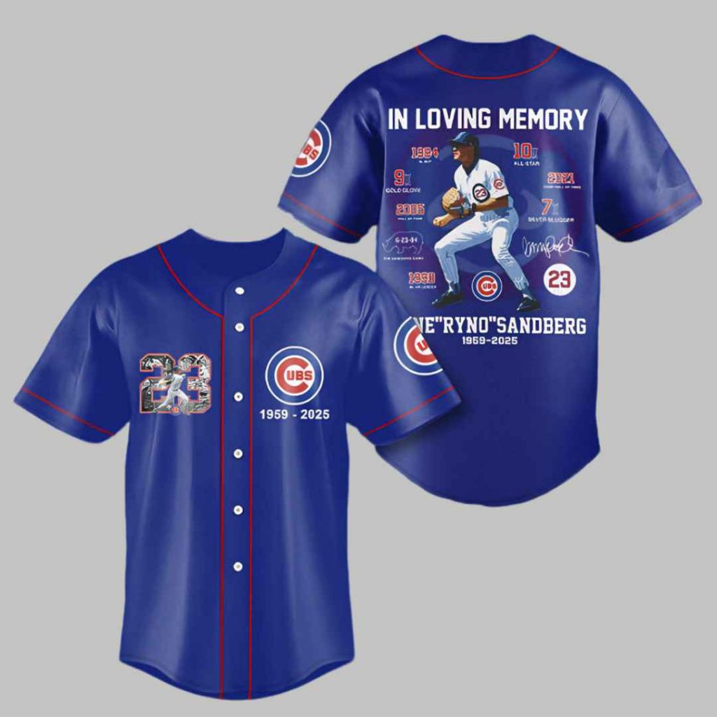 Cubs x Ryne Sandberg Ryno Baseball Jersey 3