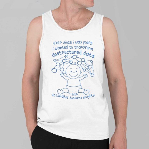 Ever Since I Was Young I Wanted To Transform Unstructured Data Into Actionable Business Insights Shirt 4