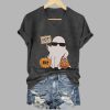 Halloween FDT Ghost Pring Casual Short Sleeve Tee 3