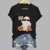 Halloween FDT Ghost Pring Casual Short Sleeve Tee 5